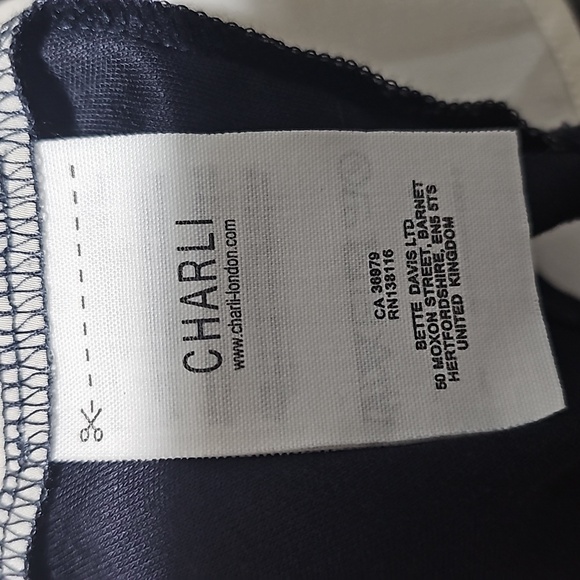 Charli London Silk Blouse Size 8 NWT - Picture 5 of 8